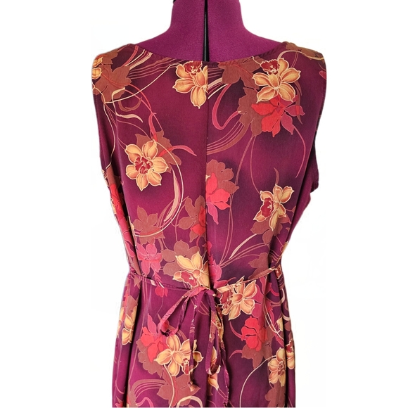 R&K Originals Vintage Y2K Sleeveless Floral Maxi Dress - Picture 9 of 15